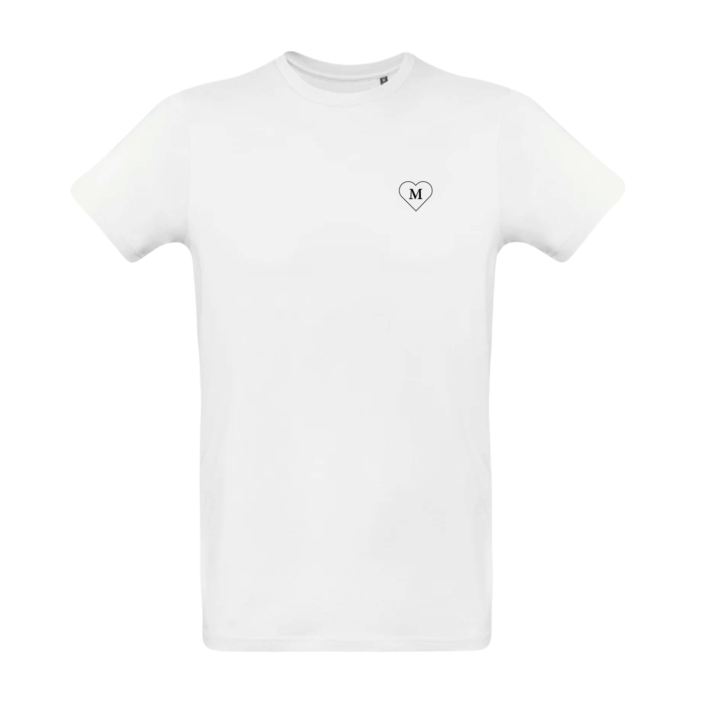 T-shirt "Lettre dans coeur"