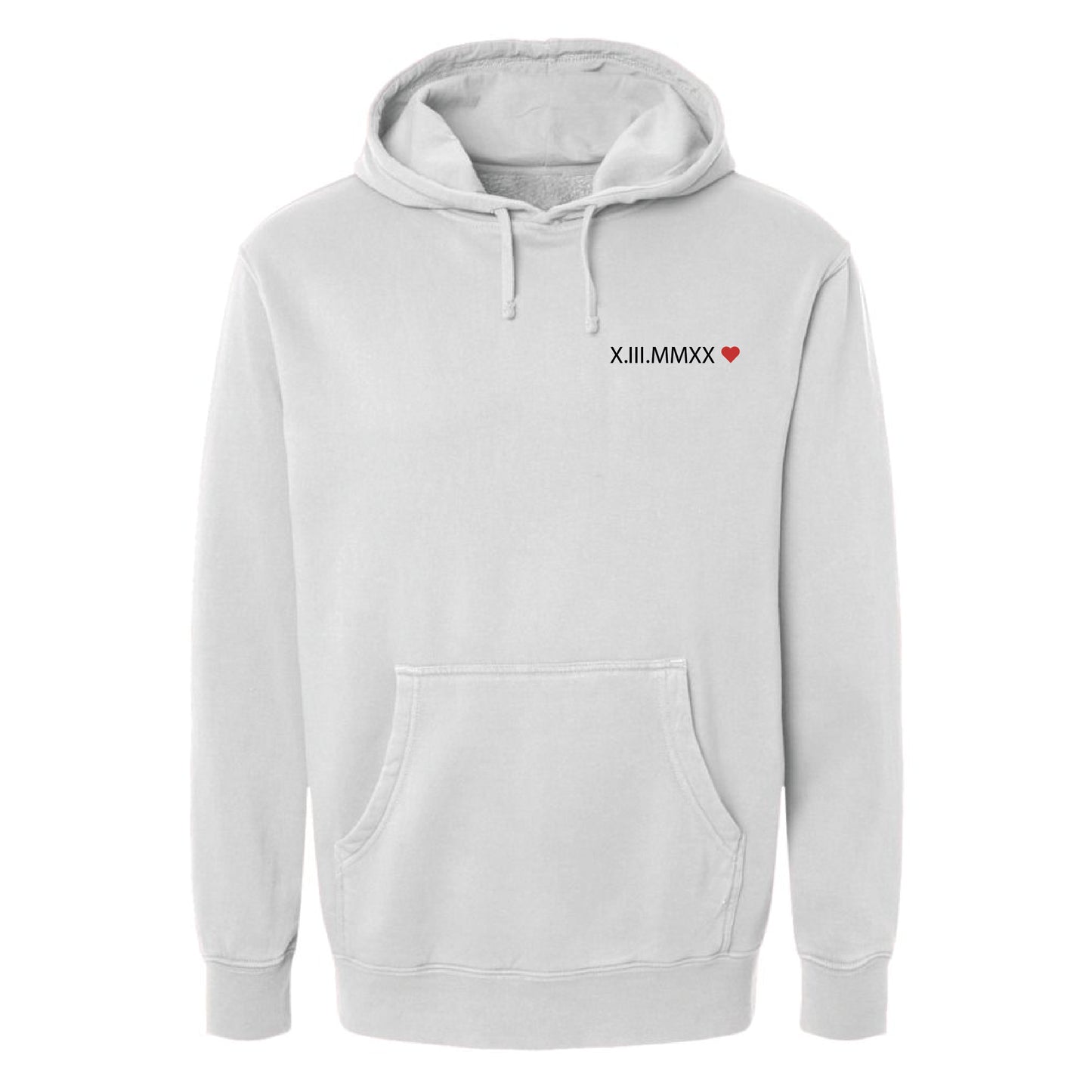 Sweat à capuche "Chiffres romains"