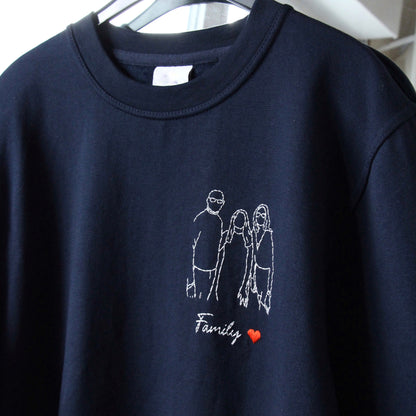 Sweat "Broderie photo"